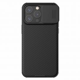 Nillkin CamShield Pro Hard Case - хибриден удароустойчив кейс за iPhone 15 Pro Max (черен)