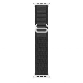Dux Ducis Sport Buckle Strap GS Version - текстилна каишка за Apple Watch 42мм, 44мм, 45мм, Ultra 49мм (черен)