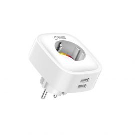 Gosund SP112 Smart Home Plug Socket EU 16A With 2xUSB-A - умен Wi-Fi безжичен контакт с 2xUSB-A изхода за зареждане на мобилни устройства (бял)
