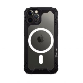 Tactical MagForce Chunky Mantis Cover - хибриден удароустойчив кейс с MagSafe за iPhone 12 Pro (черен)