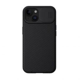 Nillkin CamShield Pro Magnetic Hard Case - хибриден удароустойчив кейс за iPhone 15 (черен)