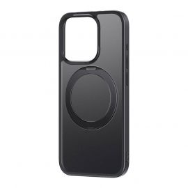 Baseus CyberLoop Magnetic Case - хибриден удароустойчив кейс с MagSafe за iPhone 15 Plus (черен-прозрачен)