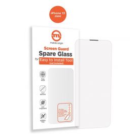 Mobile Origin Orange Screen Guard Spare Tempered Glass - допълнителен стъклен протектор за iPhone 13 mini, подходящ за Mobile Origin Installation Tray