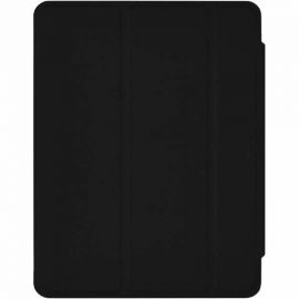Macally Stand Case - полиуретанов калъф с поставка за iPad 9 (2021), iPad 8 (2020), iPad 7 (2019) (черен)