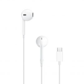 Apple Earpods with USB-C Connector - оригинални слушалки с управление на звука и микрофон за iPhone, iPad и Mac с USB-C порт (ритейл опаковка)