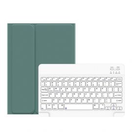 USAMS Winro Case and Bluetooth Keyboard - кожен калъф и безжична блутут клавиатура за iPad Air 5 (2022), iPad Air 4 (2020) (черен)