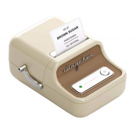 Niimbot B21 Portable Label Printer - безжичен термопринтер за етикети (кремав)