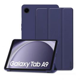 Tech-Protect Smartcase - силиконов кейс и поставка за Samsung Galaxy Tab A9 (2023) (тъмносин)