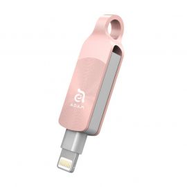 Adam Elements iKlips Duo Plus Lightning USB 3.1 - външна памет за iPhone, iPad, iPod с Lightning (64GB) (розово злато)