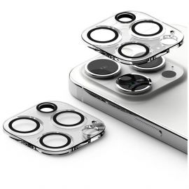 Ringke Camera Lens Glass - комплект 2 броя предпазни стъклени протектора за камерата на iPhone 15 Pro (прозрачен)