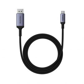 Baseus High Definition Series USB-C to DisplayPort Cable - кабел с поддръжка на 8K за свързване от USB-C към DisplayPort (200 см) (тъмносив)