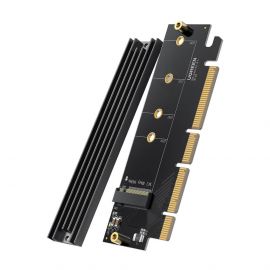 Ugreen Expansion Card Disk Adapter M.2 NVMe SATA M key PCIe 4.0 x16 64Gbps - преходник за M.2 NVMe SATA памети