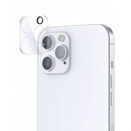Joyroom Mirror Lens Camera Tempered Glass Protector - предпазно стъклено защитно покритие за камерата на iPhone 12 (прозрачен)