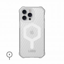 Urban Armor Gear Lucent 2.0 Case - удароустойчив силиконов калъф за iPhone 14 Pro (бял)