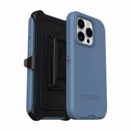 Otterbox Defender Case - изключителна защита за iPhone 15 Pro Max (син)
