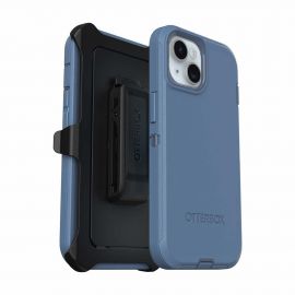 Otterbox Defender Case - изключителна защита за iPhone 15, iPhone 14, iPhone 13 (син)