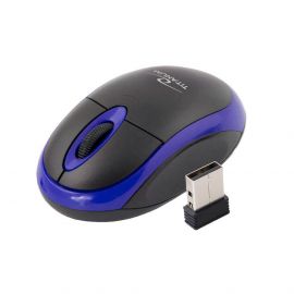 Esperanza Vulture Wireless Mouse TM116B - ергономична безжична мишка (за Mac и PC) (черен-син)
