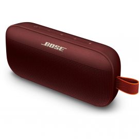 Bose SoundLink Flex - ударо и водоустойчив безжичен Bluetooth спийкър с микрофон (тъмночервен)