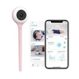 Lollipop Smart Wi-Fi-Based Baby Camera FullHD - иновативен WiFi бебефон с 4х зуум за iOS и Android (розов)