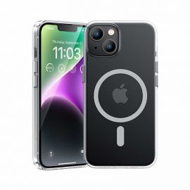 Benks Magnetic Crystal Case - хибриден удароустойчив кейс с MagSafe за iPhone 15 (прозрачен)