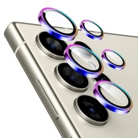 ESR Tempered Glass Camera Lens Protector - предпазни стъклени лещи за камерата на Samsung Galaxy S24 Ultra (хамелеон)