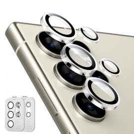ESR Tempered Glass Camera Lens Protector 2 Pack - 2 комплекта предпазни стъклени лещи за камерата на Samsung Galaxy S24 Ultra (прозрачен)