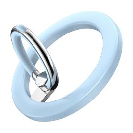 JoyRoom Magnetic Phone Ring Grip (JR-Mag-M2) - магнитен пръстен с поставка за прикрепяне към iPhone с MagSafe (син)