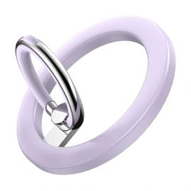 JoyRoom Magnetic Phone Ring Grip (JR-Mag-M2) - магнитен пръстен с поставка за прикрепяне към iPhone с MagSafe (лилав)