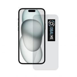 OBALME Tempered Glass Screen Protector 2.5D - калено стъклено защитно покритие за дисплея на iPhone 15 (прозрачен)