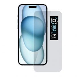 OBALME Tempered Glass Screen Protector 2.5D - калено стъклено защитно покритие за дисплея на iPhone 15 Plus (прозрачен)