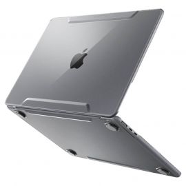 Spigen Thin Fit Case - предпазен поликарбонатов кейс за MacBook Air 15 M3 (2024), MacBook Air 15 M2 (2023) (прозрачен)