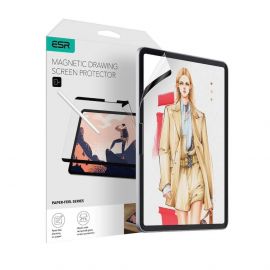ESR Paper Feel Magnetic Screen Protector - магнитно защитно покритие (подходящо за рисуване) за дисплея на iPad Pro 11 (2024) (прозрачен-мат)