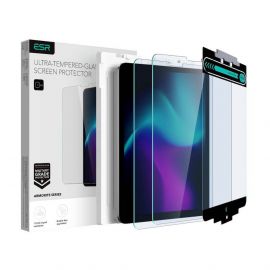 ESR Armorite Tempered Glass Screen Protector - комплект 2 броя стъклени защитни покрития за дисплея на iPad Pro 11 M2 (2022), iPad Pro 11 M1 (2021), iPad Pro 11 (2020), iPad Pro 11 (2018), iPad Air 5 (2022), i