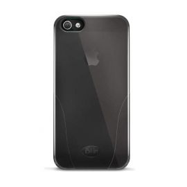 iSkin Solo - уникален силиконов калъф за iPhone 5, iPhone 5S, iPhone SE (черен)