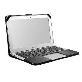 Sena Folio Leather Case - луксозен кожен калъф (естествена кожа) за MacBook Air 13 (черен)