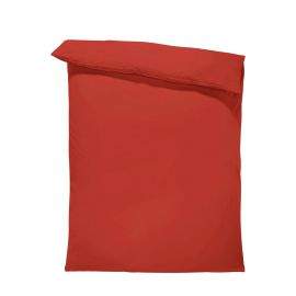 Dilios Едноцветен спален плик - Червено, материя ранфорс, размер 150/215 см.