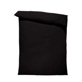 Dilios Едноцветен спален плик - Черно, материя ранфорс, размер 150/215 см.