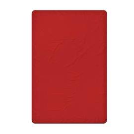 Dilios Червен долен чаршаф от 100% памучен сатен, размер 240/260 см.