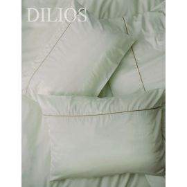 Dilios Луксозно спално бельо памучен сатен с паспел, СВЕТЛО ЗЕЛЕНО, 3 части