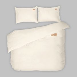 Dilios Памучно спално бельо без долен чаршаф НАТУРАЛ, 100% суров памук, 3 части
