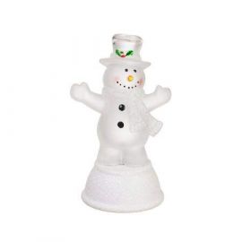 Снежен човек светещ 9 см AC56