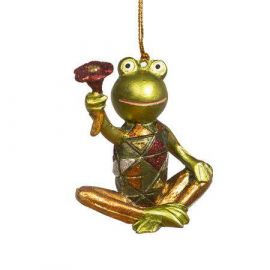 Коледна играчка жабка ID182080