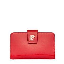 Дамско портмоне PIERRE CARDIN червено с лаково покритие PCL00910