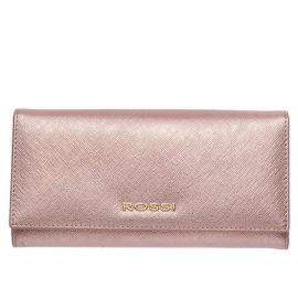 Дамско портмоне цвят Сафиано Блестящо Розово ROSSI RSC0101