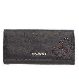 Дамско портмоне цвят Черен с пеперуда ROSSI RSC0113