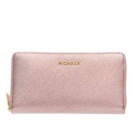 Дамско портмоне цвят Сафиано Блестящо Розово ROSSI RSC0401