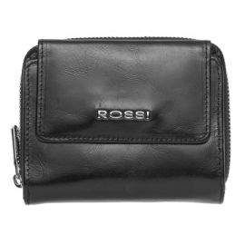 Дамско портмоне черно с гладка кожа - ROSSI RSC3835