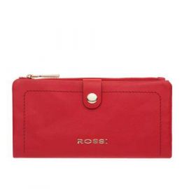 Дамско портмоне цвят Наситено червено - ROSSI RSL18127