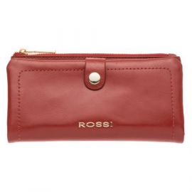 Дамско портмоне цвят Ярко червен гланц - ROSSI RSL18165