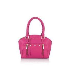 Дамска чанта с украсителни ципове в малиново розово - ROSSI RSL6460